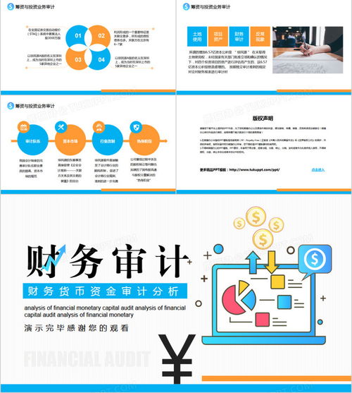 簡約扁平風財務貨幣資金審計分析動態(tài)PPT模板